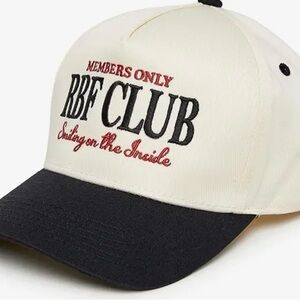 Members Only Cream and Black RBF Club Hat